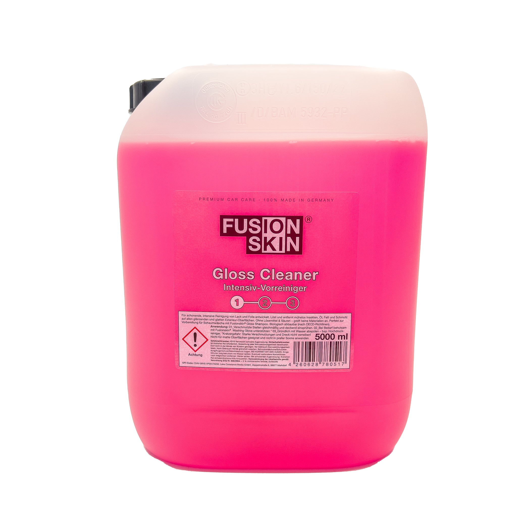 5 Liter Fusionskin Gloss Cleaner för bilen